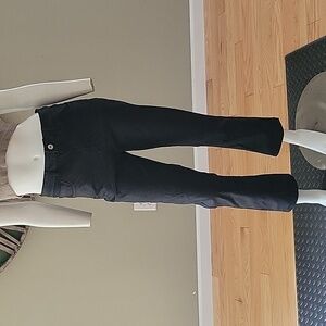 Zara Slim Black Coated Jean